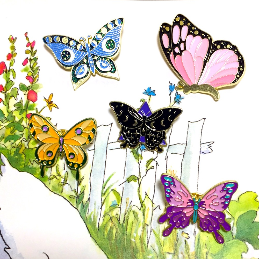 🍏50% OFF/3+...Butterfly Pin